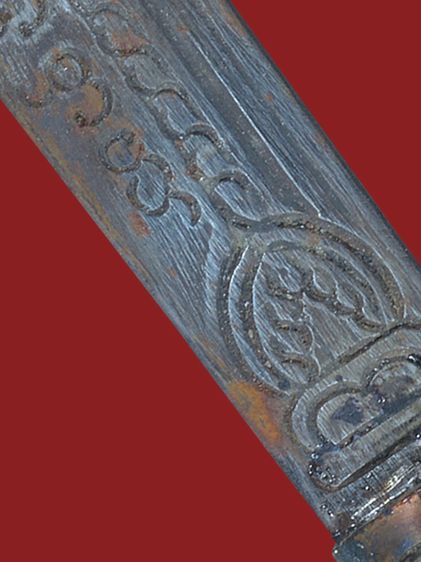 มีดปากกาหลวงพ่อเดิม วัดหนองโพธิ์ ด้ามฝักจารมือ ครบสูตร ขนาดความยาว 5 นิ้ว รูปที่ 6