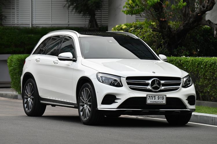 Mercedes-Benz GLC-Class 2018 GLC250 Utility-car ดีเซล ไม่ติดแก๊ส เกียร์อัตโนมัติ ขาว รูปที่ 3