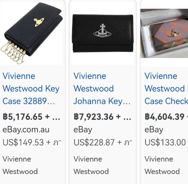 กระเป๋าใส่พวงกุญแจ​ Vivienne Westwood​ เก่าเก็บ​ รูปที่ 9