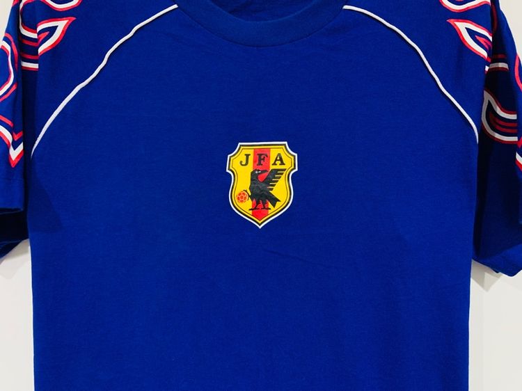 เสื้อยืดทีม JAPAN ADIDAS รุ่นเก่า แท้ 💯 size M-L ขนาด อก 20.5-21 ยาว 27 นิ้ว สภาพใหม่มาก สีน้ำเงินเข้ม สีเทลสวย ทรงสวย เนื้อผ้านิ่มมาก รูปที่ 4