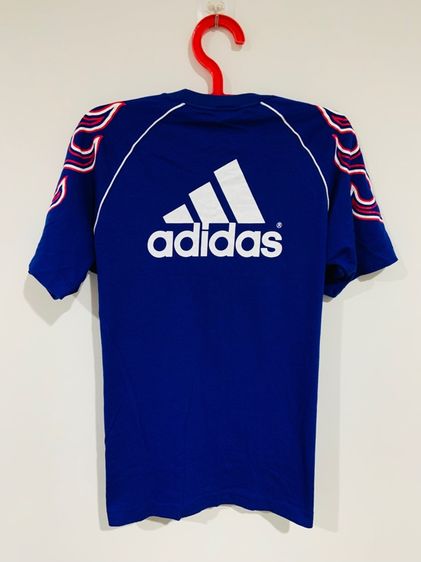 เสื้อยืดทีม JAPAN ADIDAS รุ่นเก่า แท้ 💯 size M-L ขนาด อก 20.5-21 ยาว 27 นิ้ว สภาพใหม่มาก สีน้ำเงินเข้ม สีเทลสวย ทรงสวย เนื้อผ้านิ่มมาก รูปที่ 7