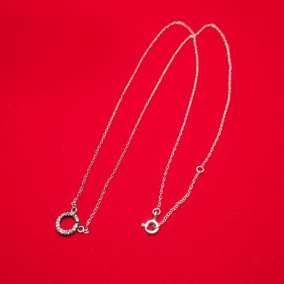 🔖สร้อยเงินแท้ จี้เพชรเหลี่ยมสวยวิ้ง ตอกโค๊ต 925 งานจากต่างประเทศ รูปที่ 7