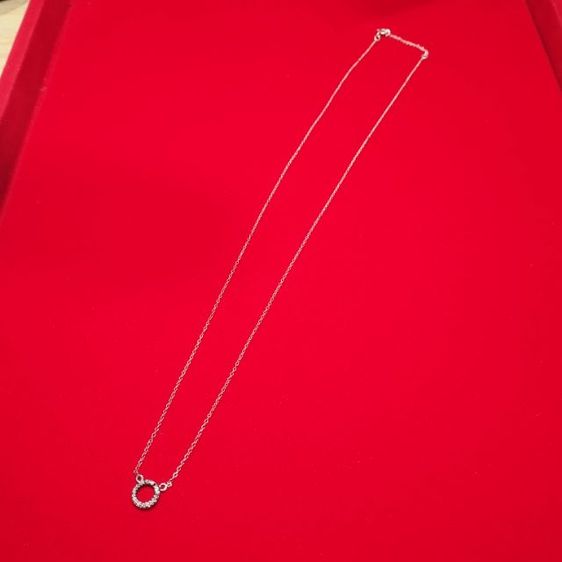 🔖สร้อยเงินแท้ จี้เพชรเหลี่ยมสวยวิ้ง ตอกโค๊ต 925 งานจากต่างประเทศ รูปที่ 5