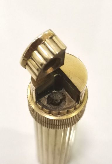 ไฟแช็ค Vintage Hermes Petrol Lighter Gold Lipstick รูปที่ 8