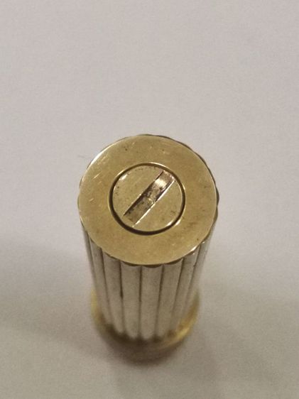ไฟแช็ค Vintage Hermes Petrol Lighter Gold Lipstick รูปที่ 5