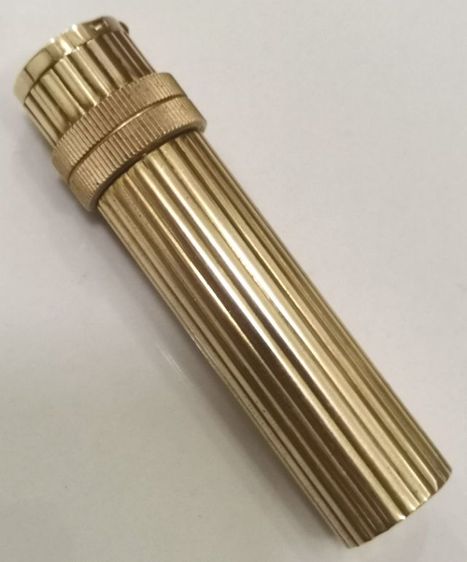 ไฟแช็ค Vintage Hermes Petrol Lighter Gold Lipstick รูปที่ 2