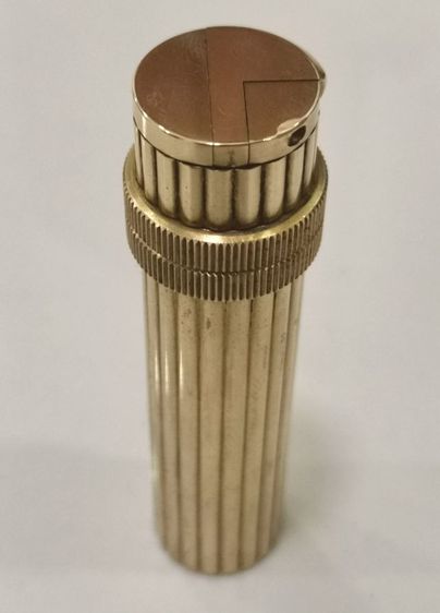 ไฟแช็ค Vintage Hermes Petrol Lighter Gold Lipstick รูปที่ 6