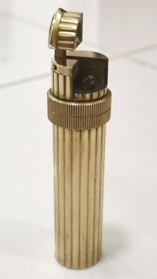ไฟแช็ค Vintage Hermes Petrol Lighter Gold Lipstick รูปที่ 7