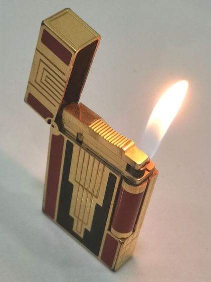 ชุดไฟแช็คและปากกา S.T.Dupont Art Deco 1996 Collection Limited Edition Lighter Pen​ And​ Fountain Pen กล่องใบครบ รูปที่ 8