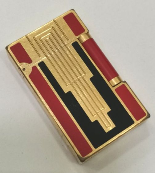 ชุดไฟแช็คและปากกา S.T.Dupont Art Deco 1996 Collection Limited Edition Lighter Pen​ And​ Fountain Pen กล่องใบครบ รูปที่ 6