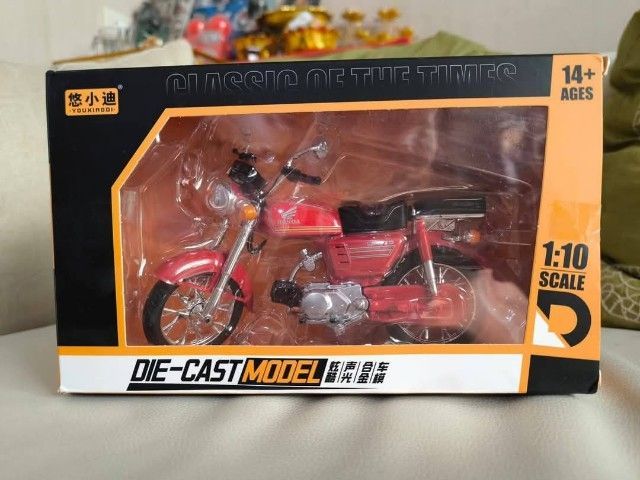 รถโมเดลมอเตอร์ไซด์คลาสสิคHonda classicใช้สะสมเป็นของขวัญวันเกิดของขวัญปีใหม่แต่งบ้านแต่งร้านกาแฟอาหารร้านรถได้เป็นของขวัญได้จ้ะ  รูปที่ 11