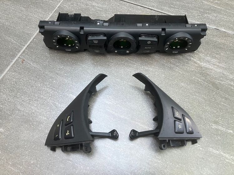 อะไหล่ BMW E60 ปุ่มพวงมาลัย คอนโทรลแอร์คอนโซลกลาง ใส่ 525i 520d 530i รูปที่ 14