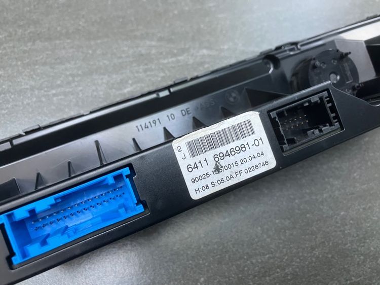 อะไหล่ BMW E60 ปุ่มพวงมาลัย คอนโทรลแอร์คอนโซลกลาง ใส่ 525i 520d 530i รูปที่ 12