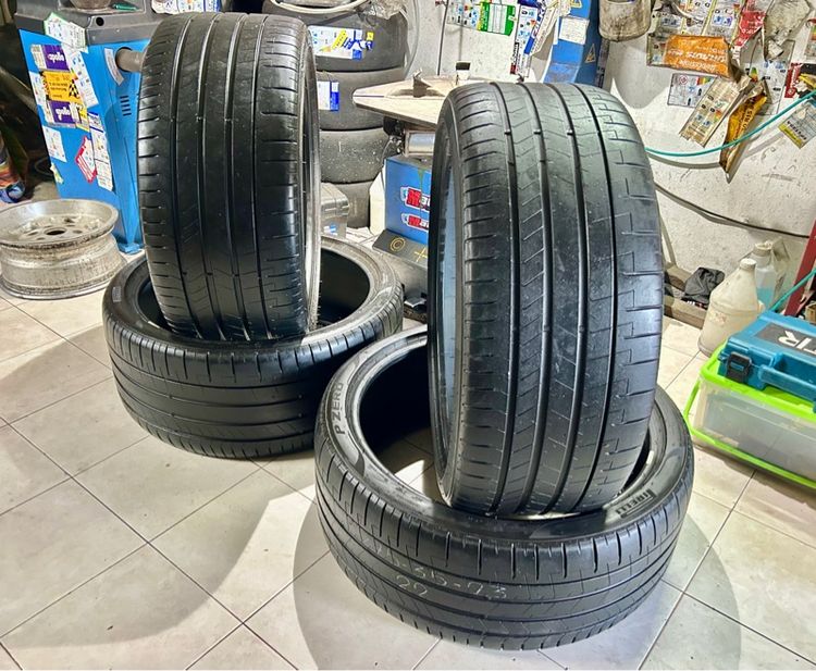 Pirelli 315 ยางพีรารี่ ขอบ23 เยอรมนี มือสองถอดสวยสวย