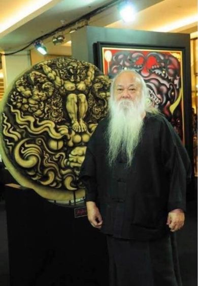 เหรียญสุริยะภูมิจักรวาล เหรียญบรอนซ์ ถวัลย์ ดัชนี ของแท้ ศิลปินแห่งชาติ รูปที่ 5