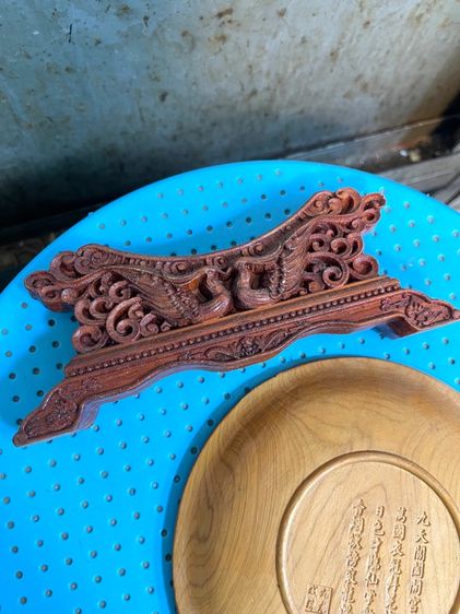 เก้ามังกร ไม้แกะสลัก พร้อมขาตั้งสะสมA3 รูปที่ 7