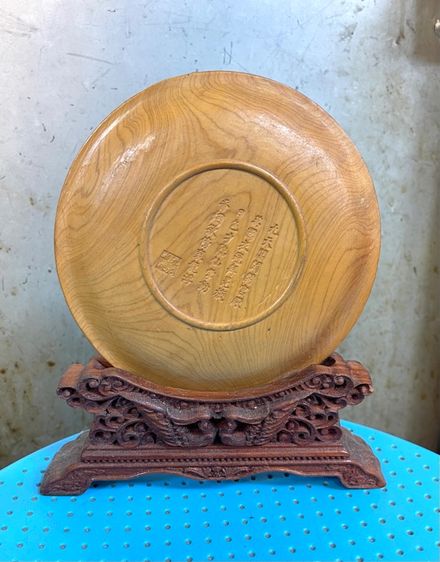 เก้ามังกร ไม้แกะสลัก พร้อมขาตั้งสะสมA3 รูปที่ 8