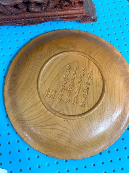 เก้ามังกร ไม้แกะสลัก พร้อมขาตั้งสะสมA3 รูปที่ 6