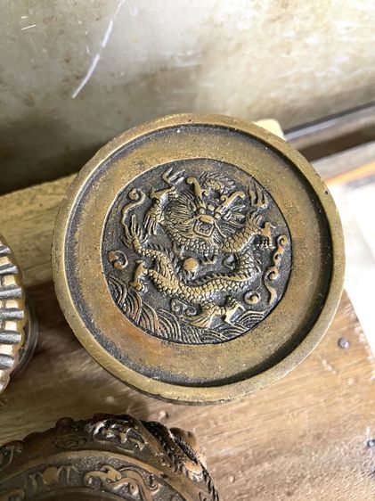 กระถาง กำยาน  มังกรทองเหลือง A11 รูปที่ 12