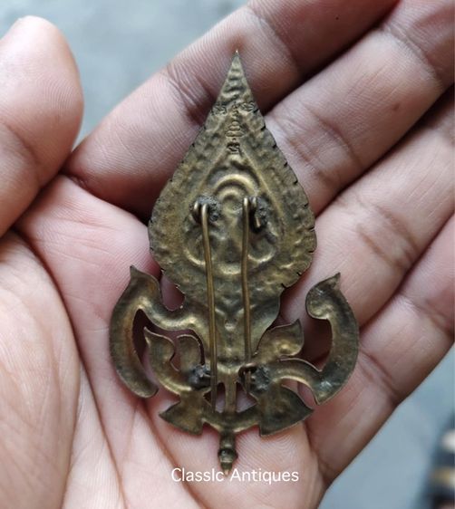 เข็มกลัด อักษรย่อ สวร เก่าโบราณสะสม รูปที่ 3