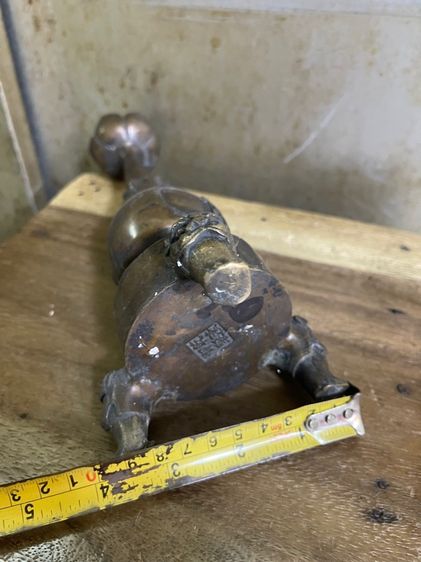 เชิงเทียน ขาสิงห์ ทองเหลืองสะสม รูปที่ 10