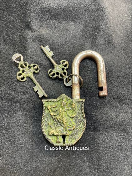 กุญแจ ลายเทพ ทองเหลือง รูปที่ 6