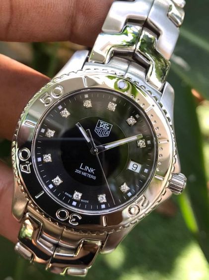 Tag Heuer Link Quartz Diamond  Black Dial WJ 1113🇨🇭🇨🇭
   รูปที่ 4