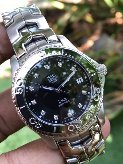 Tag Heuer Link Quartz Diamond  Black Dial WJ 1113🇨🇭🇨🇭
  