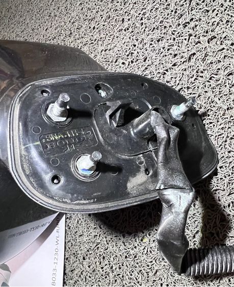 FD กระจกข้างไฟฟ้า นางฟ้า สี POLISHED METALLIC รูปที่ 3