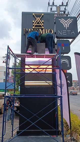 รับซ่อมป้ายโฆษณา LED Full Color ทุกขนาด รับซ่อมโมดูล P10-P3 จำหน่ายอุปกรณ์จอโฆษณา รูปที่ 3