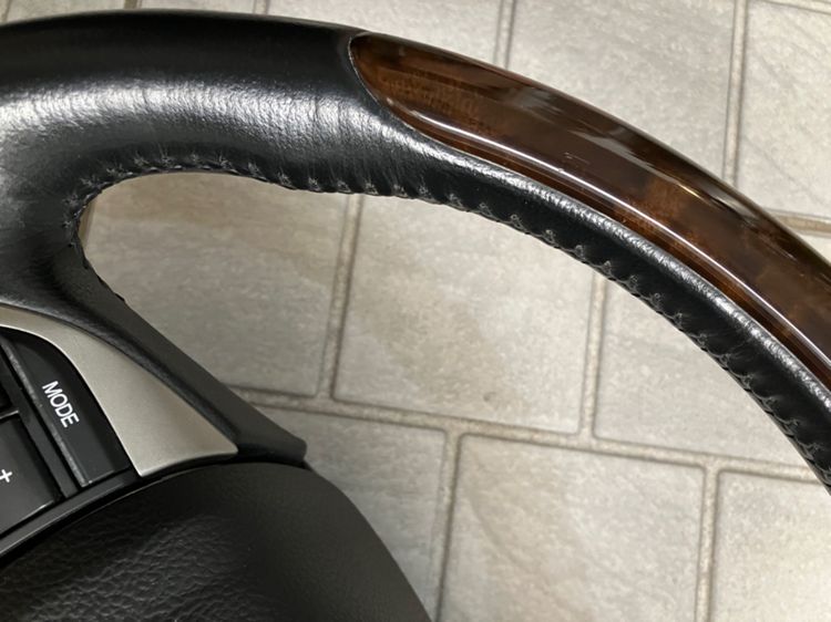 พวงมาลัย AIRBAG Honda Accord G8 รุ่น Top Mutifunction ไม้ผสมหนัง ใส่ Civic Accord CRV City Odyssey CRV รูปที่ 7