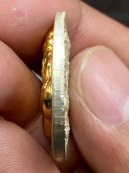 เหรียญปิดตาพังพระกาฬ ลงยา หน้ากากทอง รูปที่ 4