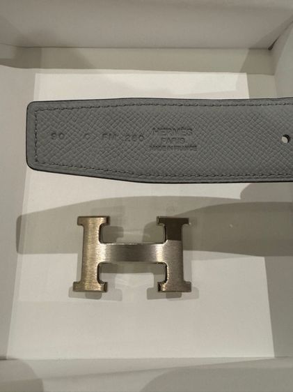 เข็มขัด Hermes Belt Reversible Size 90 ซื้อมา 34,000 บาท สายสีสวยทั้ง 2 ด้าน สีนี้หายาก รูปที่ 2