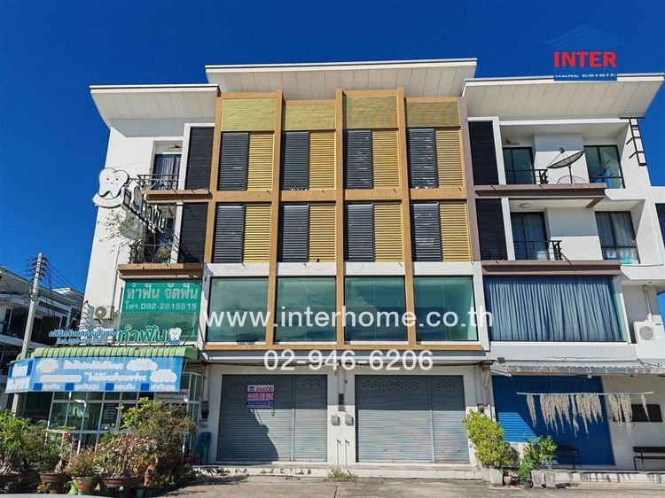 อาคารพาณิชย์ 4.5 ชั้น 21.3 ตร.ว D complex ใกล้ธนาคารไทยพาณิชย์ นิคมอุตสาหกรรมปิ่นทอง ถนนทางด่วนหมายเลข 7 มอเตอร์เวย์ ถนนเทศบาลนครเจ้าพระยาส รูปที่ 2