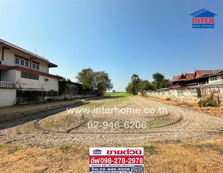 ที่ดินเปล่า 9 ไร่ 216 ตร.ว. ที่ดินเปล่า ถนนปทุมธานี-บางปะอิน ใกล้วัดบางแขยง ถนนปทุมธานี-บางปะอิน ถนนสาย อย.4014 บางไทร พระนครศรีอยุธยา