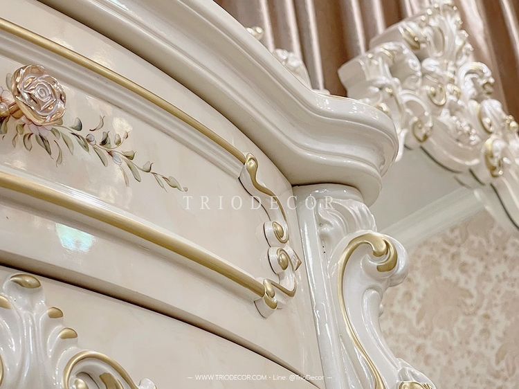 GRAND CASA PADRINO EXCLUSIVE BEDROOM SET ชุดห้องนอนหลุยส์  เกรดพรีเมี่ยม รุ่น แกรนด์ คาซ่า พาดริโน รูปที่ 5