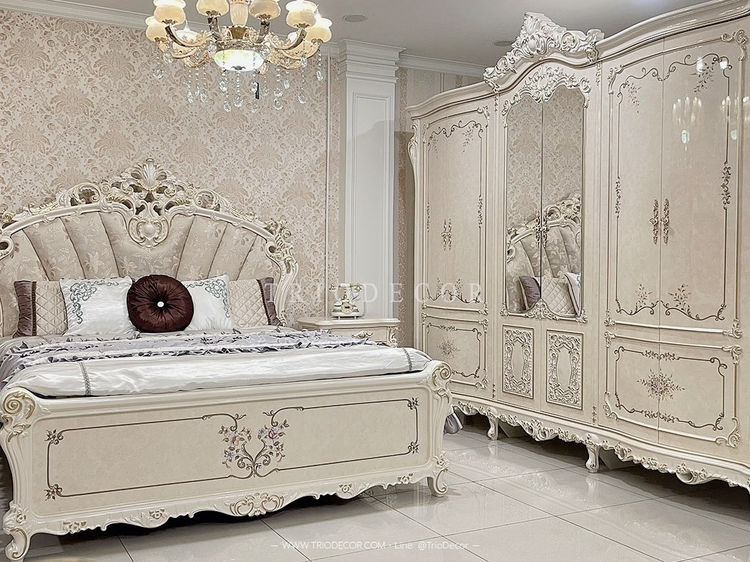 GRAND CASA PADRINO EXCLUSIVE BEDROOM SET ชุดห้องนอนหลุยส์  เกรดพรีเมี่ยม รุ่น แกรนด์ คาซ่า พาดริโน รูปที่ 4