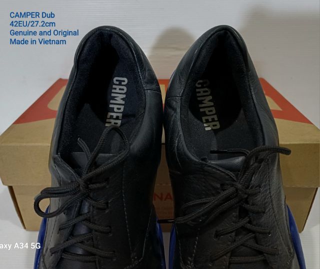 CAMPER Dub Sneakers, Men's 42EU(27.2cm) Original ของแท้ มือ 2 สภาพเยี่ยม, รองเท้า CAMPER หนังแท้ พื้นเต็ม Soft แท้ ไม่มีตำหนิใดๆ รูปที่ 7