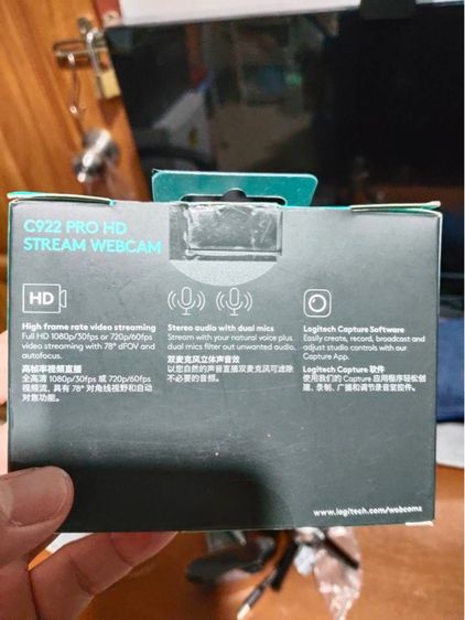 กล้องเว็บแคม Logitech C922 Pro HD Stream webcam full hd 1080p รูปที่ 2