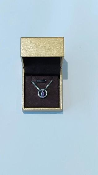 สร้อยคอเงินพร้อมจี้อเมทิสต์ จาก JW Jewellery Hongkong (ราคาไม่รวมส่ง) รูปที่ 2