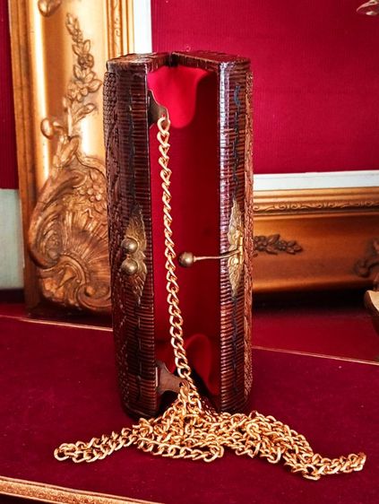 กระเป๋าย่านลิเภาแท้จากศูนย์ศิลปาชีพบางไทรสภาพใหม่ยังไม่เคยใช้เลยโชว์อย่างเดียว รูปที่ 16