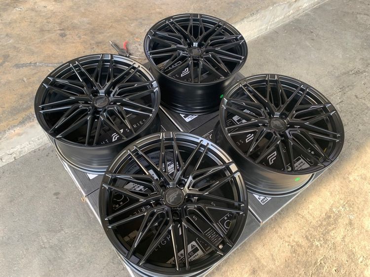 ล้อแม็กมือ1 ขอบ18 FS05 5รู114 กว้าง8 ออฟ38 สีดำ ล้อเบา FLOW FORMING งานSEVENFIFTH งานสวยมาก  รูปที่ 3