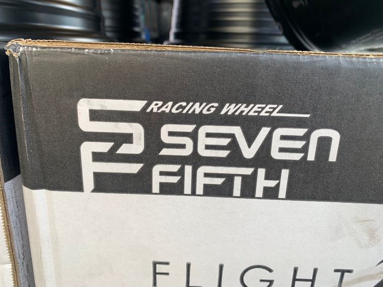 ล้อแม็กมือ1 ขอบ18 FS05 5รู114 กว้าง8 ออฟ38 สีดำ ล้อเบา FLOW FORMING งานSEVENFIFTH งานสวยมาก  รูปที่ 7