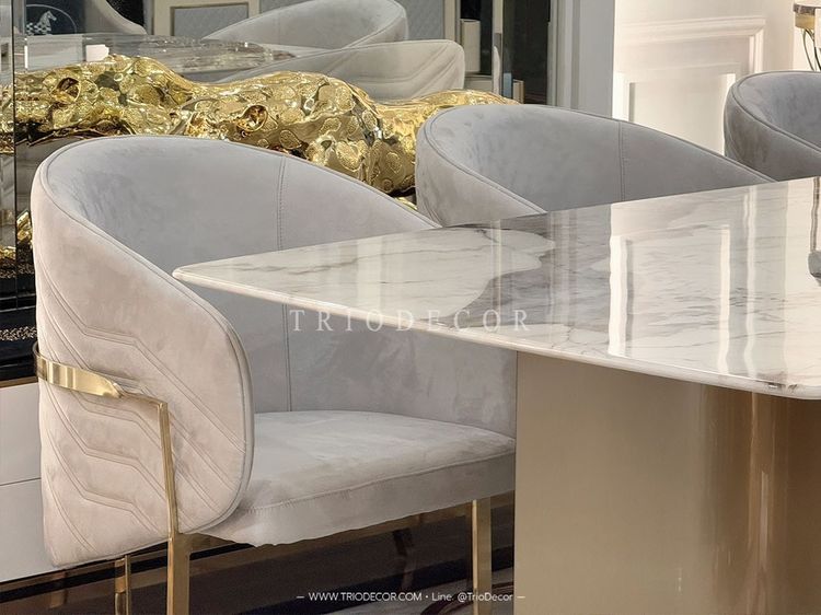 REGINA LIGHT LUXURY DINING CHAIR เก้าอี้ รุ่น เรจีนา รูปที่ 5