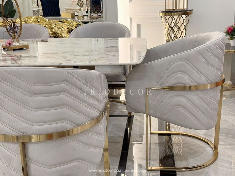 REGINA LIGHT LUXURY DINING CHAIR เก้าอี้ รุ่น เรจีนา รูปที่ 7