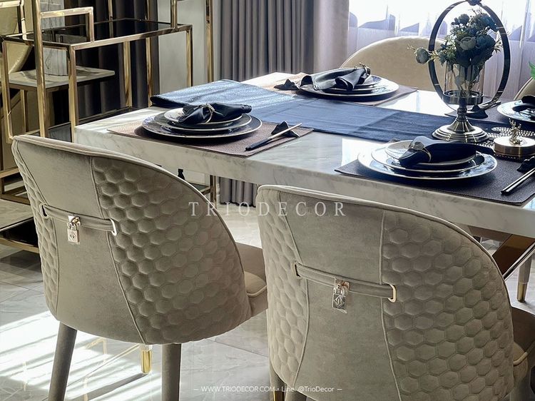 ANTONELLA Light Luxury Dining Chair เก้าอี้ รุ่น อันโตเนลลา รูปที่ 9