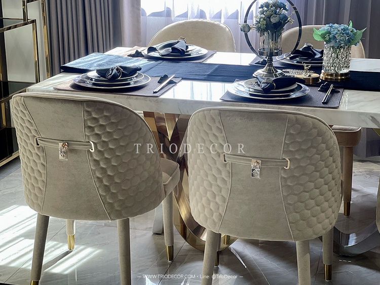 ANTONELLA Light Luxury Dining Chair เก้าอี้ รุ่น อันโตเนลลา รูปที่ 12