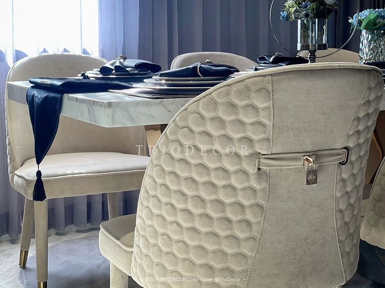 ANTONELLA Light Luxury Dining Chair เก้าอี้ รุ่น อันโตเนลลา รูปที่ 8