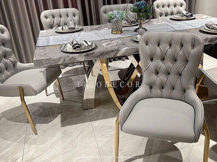 OMERO Light Luxury Dining Chair เก้าอี้ รุ่น โอเมโร รูปที่ 10