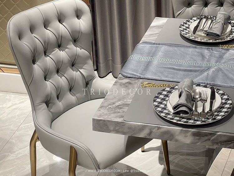 OMERO Light Luxury Dining Chair เก้าอี้ รุ่น โอเมโร รูปที่ 9